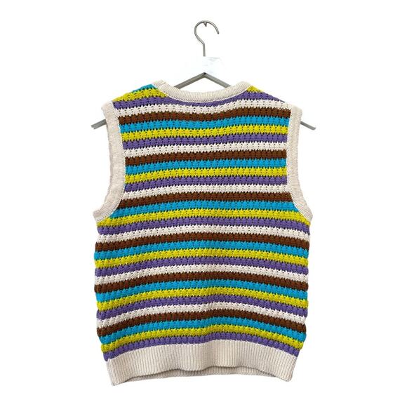 Y.A.S Crochet in Multi Stripe Tank Size Small - Picture 6 of 9